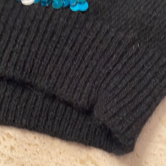 Vintage 1980s card game Angora blend sweater size medium - Picture 12 of 15